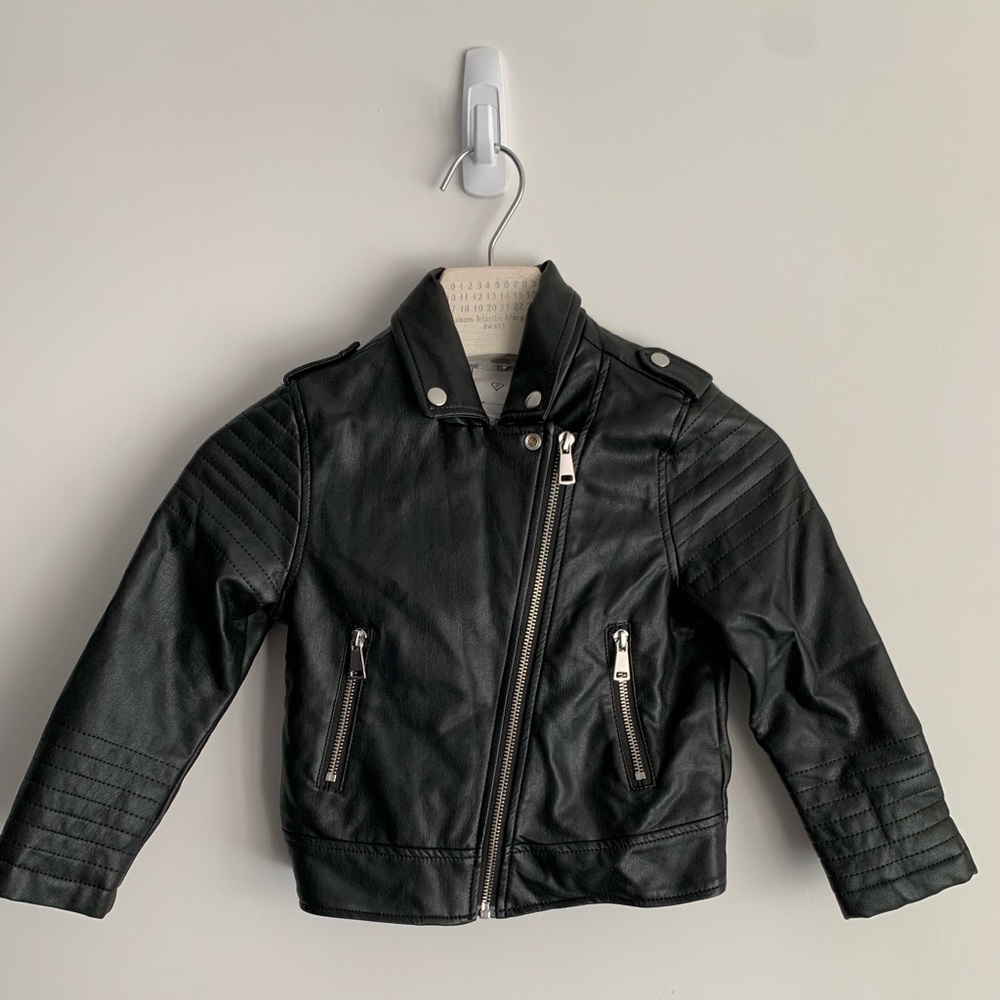H&M kids Pleather biker jacket